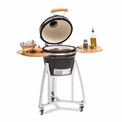 Description générale Le barbecue Kamado Queensize de Klarstein vous offre l'expérience ultime de la cuisson en plein air. Grâ ...