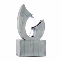 Levez le pied un moment et rechargez vos batteries : la fontaine de jardin Blumfeldt Trumpet Flow est une source pétillante d ...