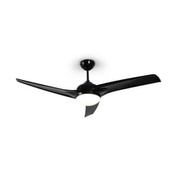 Klarstein - Figo ventilateur de plafond 52' (132 cm) ø, puissance : 55 watts, noir