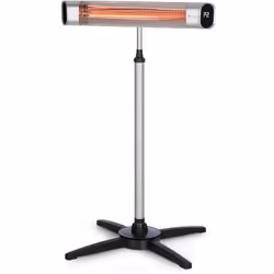 PEU ENCOMBRANT ET EFFICACE: La fête finit quand le soleil se couche ? Pas avec la lampe chauffante exterieur infrarouge Blumf ...