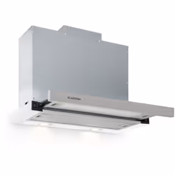 Un air purifié en un tour de main : la hotte plate rétractable Klarstein Mariana 60 saura vous séduire avec sa puissance élev ...