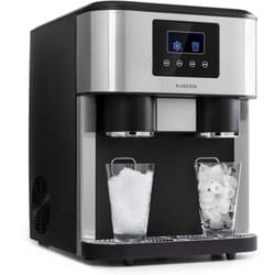 Klarstein - Machine a Glacons pour la Maison, Capacité de 1.8L, Fabrique Rapidement Jusqu'à 15kg de Glacons Concassée ou en Balles, Machine à