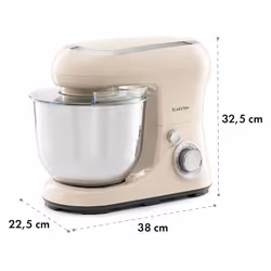 Klarstein Bella Pico 2G robot de cuisine 1200 W 5 L Crème