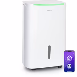 Atteignez une humidité de l'air idéale en toute simplicité : le déshumidificateur d'air Klarstein DryFy Connect 40, doté d'un ...