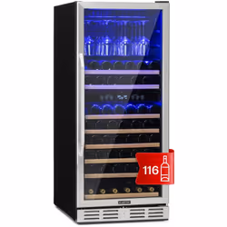 Description générale La cave à vin encastrable Klarstein Vinovilla Grande 116 Built-in Duo allie élégance et fonctionnalité.  ...