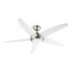Klarstein - Bolero ventilateur de plafond 134cm éclairage 55W télécommande blanc