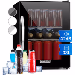 GRAND VOLUME DE STOCKAGE : Ce réfrigérateur à boissons et à bière de 33 litres vous assure que vous ne serez jamais à court d ...
