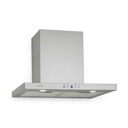 Klarstein - Hotte Aspirante 60cm, Hottes de Cuisine Inclinées, Filtre de Hotte en Aluminium, Débit d'Air Puissant 600m³/h, led, Ecran Tactile,
