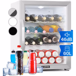 Description générale Découvrez le mini réfrigérateur Klarstein de 60 litres, idéal pour garder vos boissons, bières et vins a ...
