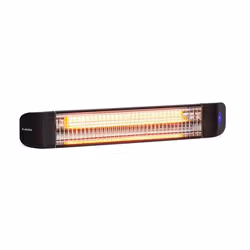 Klarstein 10034761, Chauffage électrique à infrarouge, Fibre de carbone, 24 h, Android, iOS, IP65, Intérieure et extérieure
