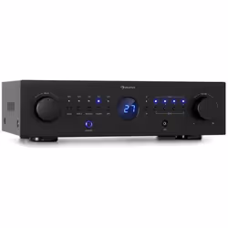 Amplificateur numérique Auna AMP CD950 DG Bluetooth Entrée optique Télécommande 8x 100W RMS Noir