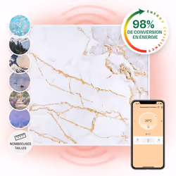 Une technique intelligente pour une chaleur bienfaisante : le chauffage infrarouge Klarstein Wonderwall Air Art Smart vous ré ...