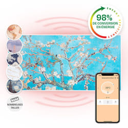 Klarstein - Radiateur Infrarouge Mural Intelligent, Chauffage Infrarouge 700W, Panneau Chauffant Infrarouge, app Mobile, Radiateur Electrique Extra