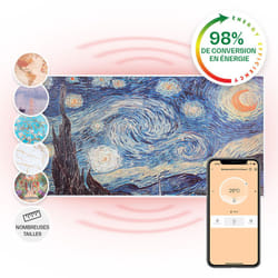 Klarstein - Radiateur Infrarouge Mural Intelligent, Chauffage Infrarouge 700W, Panneau Chauffant Infrarouge, app Mobile, Radiateur Electrique Extra
