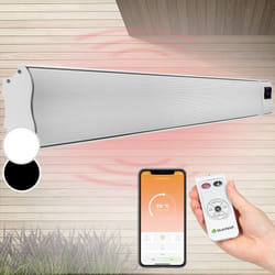 Blumfeldt - Klarstein Chauffage Electrique à Infrarouge, Chauffage de Jardin 2400W, App Smart WiFi, Télécommande, Minuterie, Affichage led, Chauffage