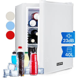 Klarstein Mini Frigo de Chambre de 40L pour Snacks et Boissons, Petit Frigo Top Silencieux, Mini Bar, Petit Réfrigérateur Camping, Mini Frigo