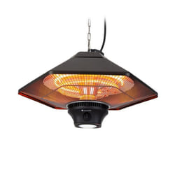 Chauffage Extérieur - Blumfeldt - Radiateur Infrarouge au Plafond - 3 Niveaux - Télécommande - 2000 W - Bronze
