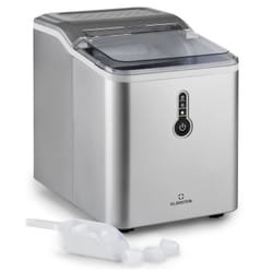 Klarstein 10035319 machine à glaçons Machine à glaçon incornporé/sur pied 12 kg/24h 120 W Acier inoxydable