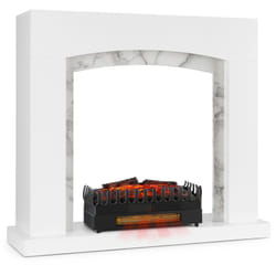 Studio Frame ii Habillage de cheminée + Kamini fx Insert de cheminée 2000W mdf Design moderne
