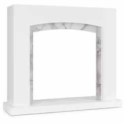 Une décoration charmante avec l'apparence d'une vraie cheminée : le boîtier de cheminée Klarstein Studio Frame II crée une at ...