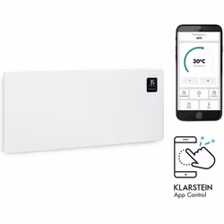 Radiateur électrique - Klarstein - 2500 W - Smart convecteur électrique programmable - convecteur mobile - chauffage dappoint