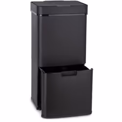 - - - - - L'élimination des déchets peut devenir un plaisir : la poubelle à capteur Klarstein Royal Trash Matte Black impress ...