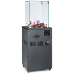 Blum Flagranti Crystal View radiateur à gaz 8 kW inox