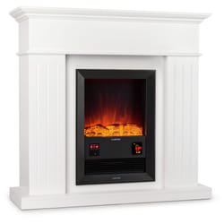 Cheminee Electrique Effet Flamme, Cheminée Electrique Decorative Chauffante de 1000W/2000W, Minuterie, Fausse Cheminée a led, Chauffage Cheminée