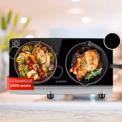 CUISINEZ AVEC STYLE ET LUXE : Avec une puissance de chauffe de 2400 watts, vous profitez d'une cuisson de haut niveau grâce à ...