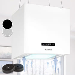 Kronleuchter Smart Hotte aspirante îlot 595m³ / h Panneau led contrôle par application