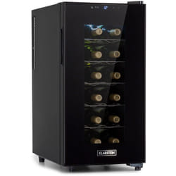 Klarstein - Cave a Vin, Réfrigérateur à Vin sur Pieds avec Porte en Verre, Cave à Vin de Vieillissement, Prosecco, Bière, Ecran Tactile,