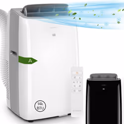 REFROIDISSEMENT D'AIR 4 EN 1 : Ce climatiseur portable va vous rafraîchir rapidement grâce à ses 4 modes différents : refroid ...
