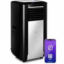 CLIMATISATION 5 EN 1 : Notre climatiseur portable rafraîchit les journées chaudes grâce à sa capacité de 15 000 BTU/4,4 kW. S ...