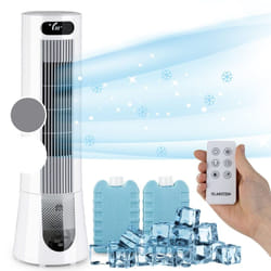 Rafraîchisseur d'air Klarstein Skyscraper Frost 4 en 1 100m³/h 45W Blanc