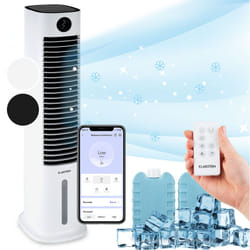 Klarstein - Rafraîchisseur d'Air 5 en 1 Mobile 80W Blanc 486m³/h