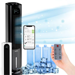 Klarstein - Rafraîchisseur d'air 5 en 1 Polar Tower Smart 3306m³/h 85W Noir