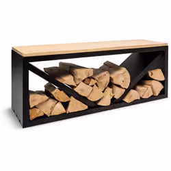 Qui n'aime pas s'asseoir près d'un feu de cheminée crépitant et qui réchauffe ? Avec le blumfeldt Firebowl Kindlewood L Black ...