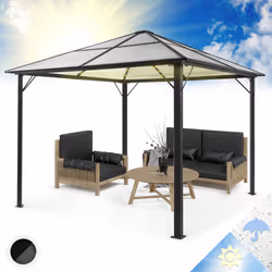 FACILE À ASSEMBLER, AUCUNE PIÈCE SUPPLÉMENTAIRE N'EST NÉCESSAIRE : Transformez votre jardin avec cette pergola aluminium qui  ...