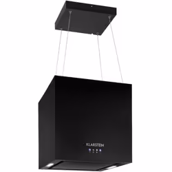 - - - - - La hotte lustre aspirante de Klarstein allie style et fonctionnalité : la hotte aspirante en îlo t assure un air fi ...