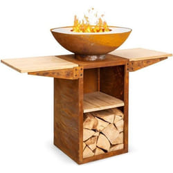 Braséro barbecue Blumfeldt Savage 2.0 - Protection contre les intempéries - Brun
