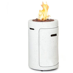 Blumfeldt - Braséro à gaz crete 13 kw gaz liquide acier inoxydable - blanc