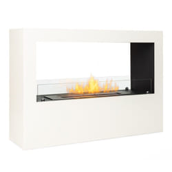 Klarstein Cheminee Electrique Effet Flamme, Cheminée Electrique Decorative Chauffante de 900/1800 w, Télécommande et Minuterie, Fausse Cheminée a