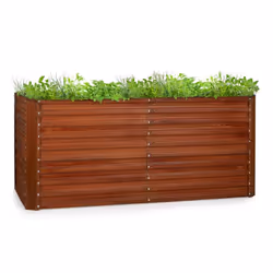 - - - - - Délicieux, frais et de votre propre potager : avec le potager surélevé blumfeldt Rust Grow, cultivez vous-même vos ...
