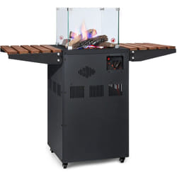 Blumfeldt - Flagranti Plus radiateur à gaz 8kW tables d'appoint inox