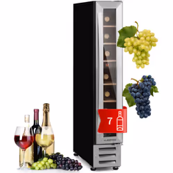 Description générale La cave à vin Klarstein Vinovilla 7 Built-in Uno est un réfrigérateur encastrable élégant et pratique, c ...