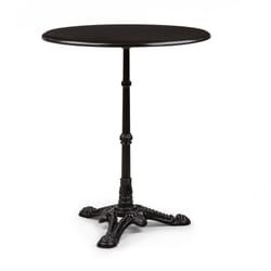 Blumfeldt - patras table style bistrot pour extérieur ou intérieur - plateau en marbre ø 60cm - base en fonte