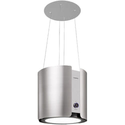 Skyfall Smart hotte pour îlot de cuisine Ø45 cm Recirculation de l'air 402 m³/h led