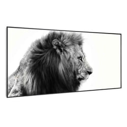 Radiateur infrarouge Klarstein Wonderwall Air Art Smart - Connecté - Motif : Lion cadre noir - 60 x 120cm - 700W