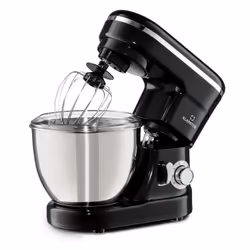 Klarstein Bella Mini, 4 L, Noir, Rotatif, 1 m, Acier inoxydable, Acrylonitrile-Butadiène-Styrène (ABS)