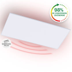 Klarstein - Smart Chauffage Infrarouge, 700W Radiateur Electrique Plafonnier, Télécommande, Détection de Fenêtre Ouverte, IP44, Chauffage Fixé au